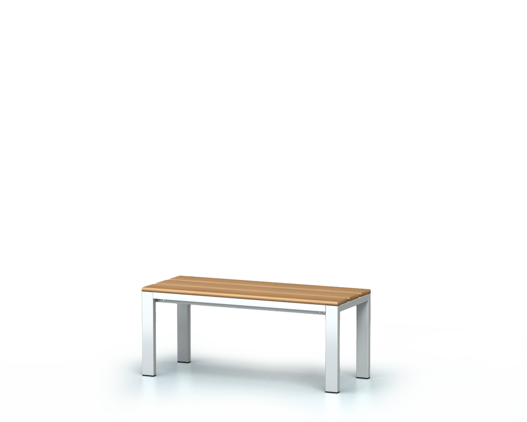 Bank mit Buchenlatten - Basisausführung 420 x 1000 x 400